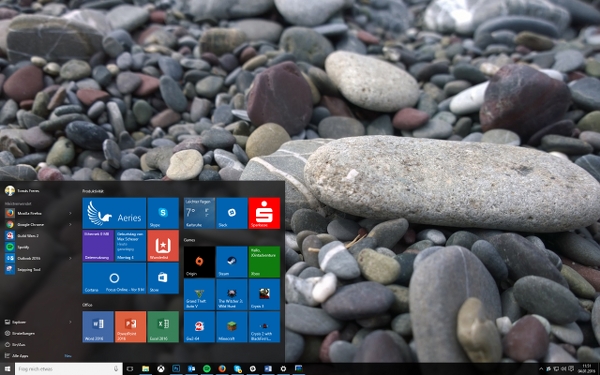 Windows10 Startmenü 600x375