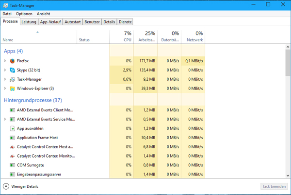 Taskmanager